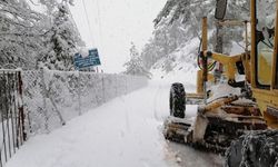 Antalya’da yoğun kar mücadelesi