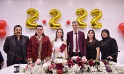 Kepez’de ‘2.2.2022’ de evlendiler