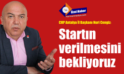 Startın verilmesini bekliyoruz