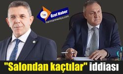 “Salondan kaçtılar” iddiası