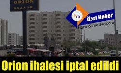 Orion ihalesi iptal edildi