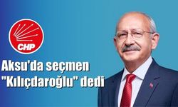 Aksu “Kılıçdaroğlu” dedi