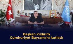 Başkan Yıldırım, Cumhuriyet Bayramı'nı kutladı