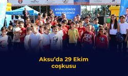 Aksu’da 29 Ekim coşkusu