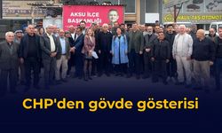 CHP'den gövde gösterisi