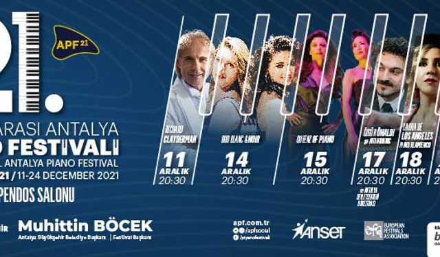 Piyano festivali başlıyor