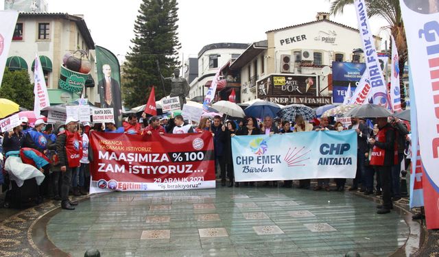 Yoksulluk, sömürü artık yeter!