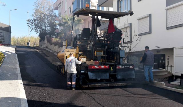 Güzeloba’ya ‘sıfır’ asfalt