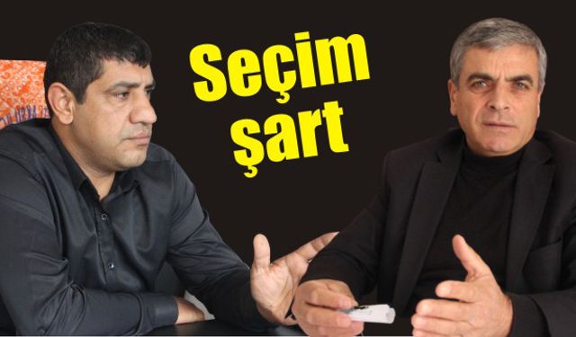 Tek çözüm yolu seçim