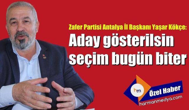 Yavaş aday gösterilsin, seçim bugün biter