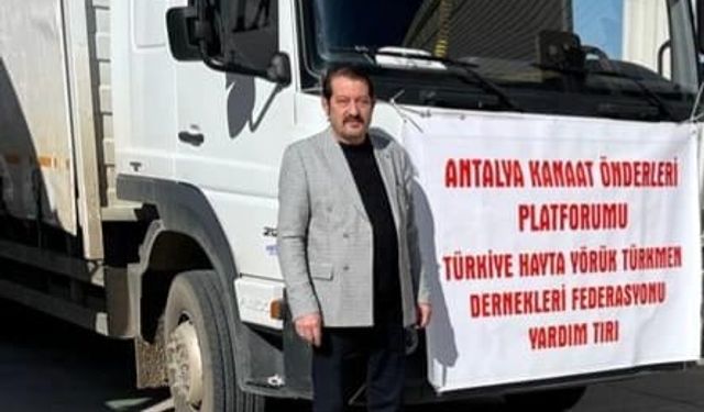 Antalya Kanaat Önderleri Platformu’ndan depremzedelere destek