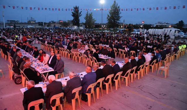 Aksu halkı iftarda buluştu