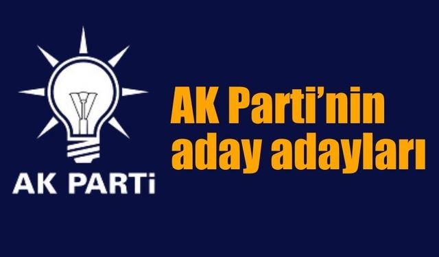 AK Parti’de 5 aday adayı