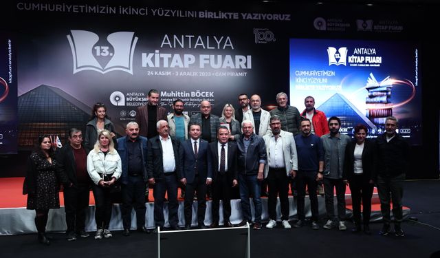 13. Antalya Kitap Fuarı 24 Kasım’da başlıyor