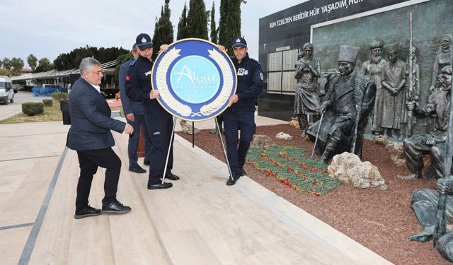 Atatürk, Aksu’da anıldı