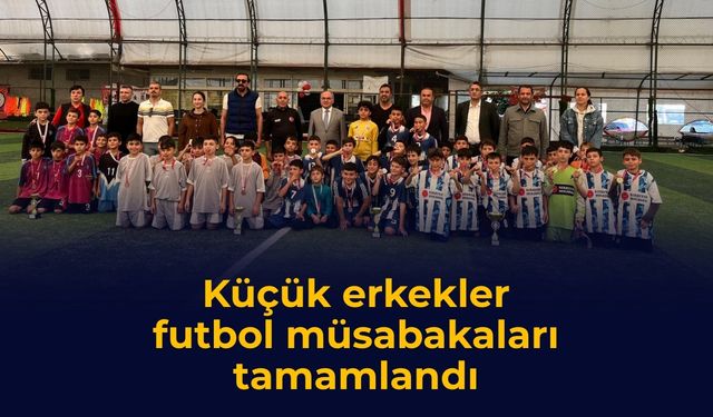 Küçük erkekler futbol müsabakaları tamamlandı