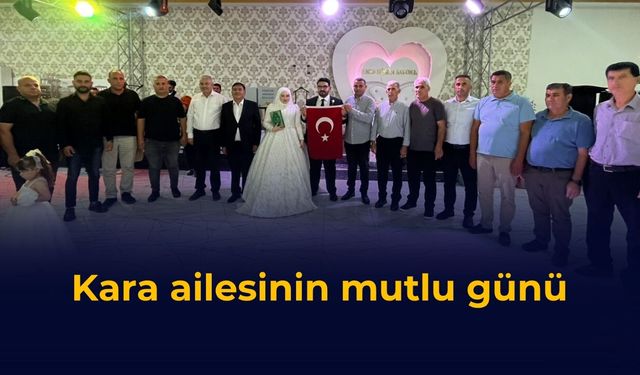 Kara ailesinin mutlu günü
