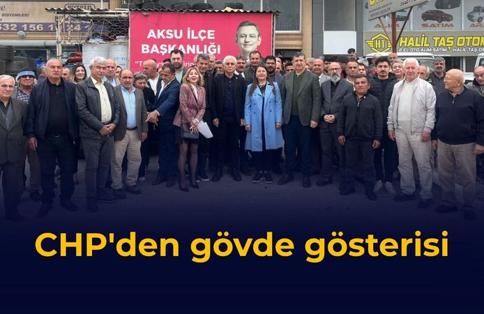 CHP'den gövde gösterisi