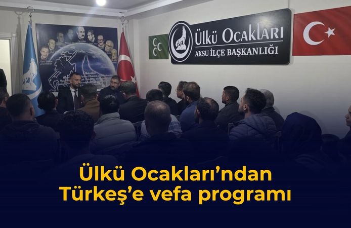 Ülkü Ocakları’ndan Türkeş’e vefa programı