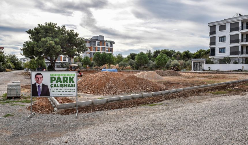 Kepez’den 4 mahalleye park