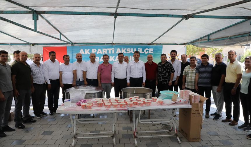 AK Parti’den aşure ikramı