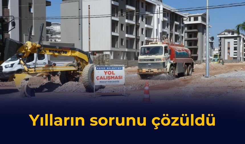 Yılların sorunu çözüldü
