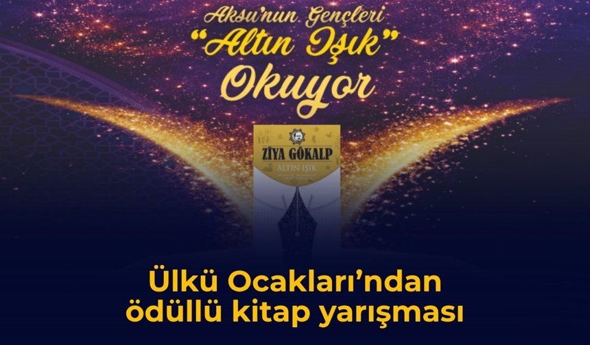 Ülkü Ocakları’ndan ödüllü kitap yarışması