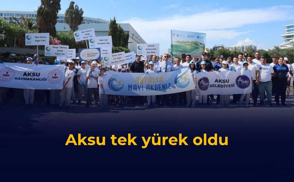 Aksu tek yürek oldu